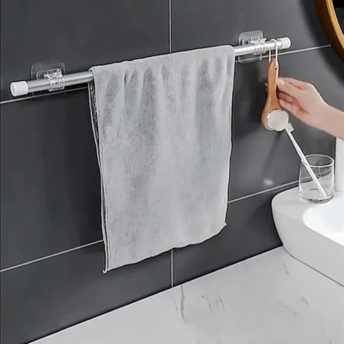 No Drill Self Adhesive Curtain Rod Holder | Your Bazar Pakistan - Image 2