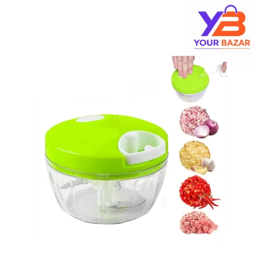 Manual Spin Chopper 300ml | Pull String Vegetable Chopper