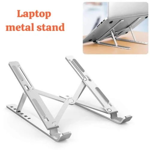 Metal Laptop Stand Adjustable Portable Desk Stand - Image 4