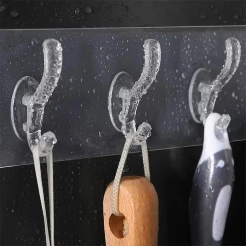 Self-Adhesive Transparent Hook Patti Pack of 2 - Image 3