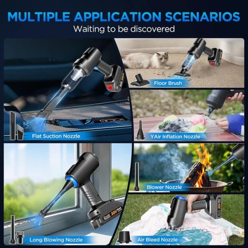 Rechargeable Cordless Vacuum Cleaner | Handheld Suction - Image 3