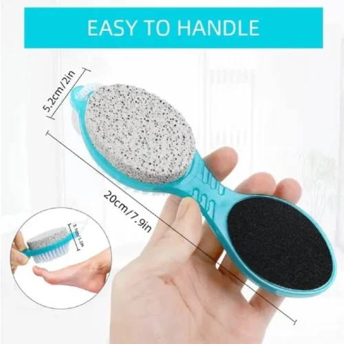 4 in 1 Pedicure Paddle Brush | Foot Scrubber & Nail Set - Image 2