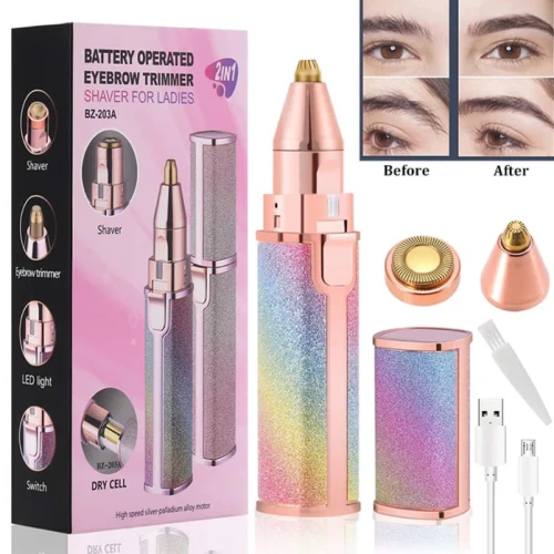 2 in 1 Eyebrow Facial Hair Remover | Pakistan - Image 4