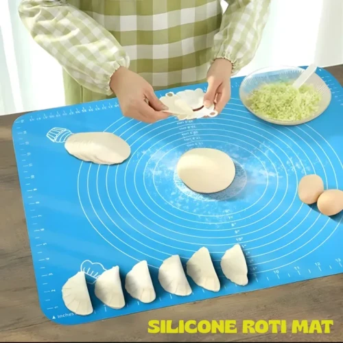 Silicone Roti Mat Non-Stick Chapati Kneading & Rolling Board - Image 5