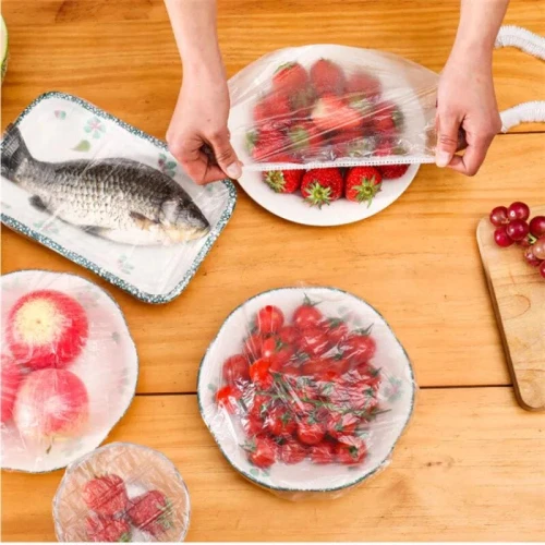 100 Pcs Food Cover Polythene Covers | YourBazar Pakistan - Image 4
