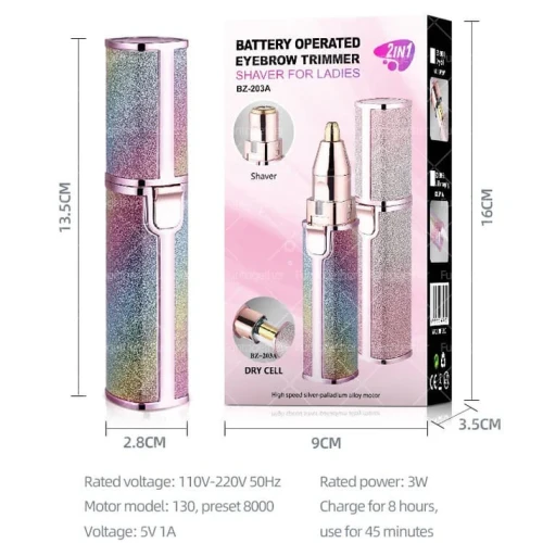 2 in 1 Eyebrow Facial Hair Remover | Pakistan - Image 3