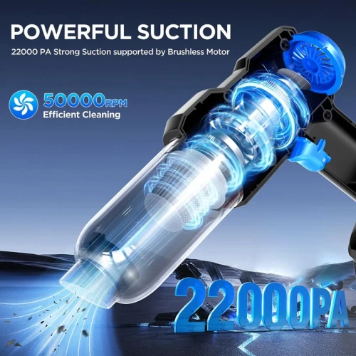 Rechargeable Cordless Vacuum Cleaner | Handheld Suction - Image 5