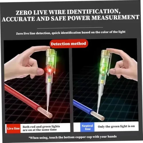 Intelligent Voltage Tester Pen Non-Contact Electric Detector - Image 2