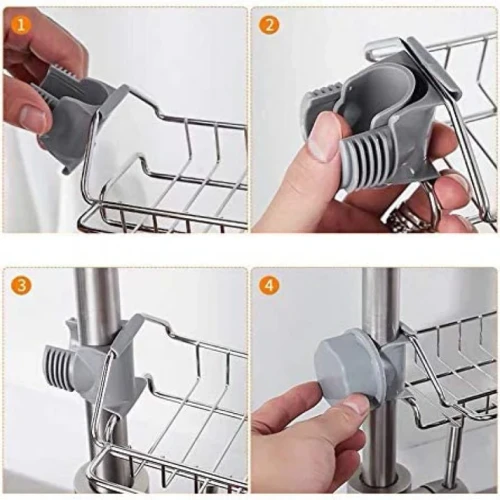 Stainless Steel Faucet Rack For Kitchen - Image 4