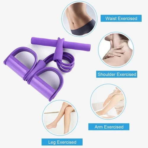 Foot Pedal Tummy Trimmer Resistance Band - Image 3