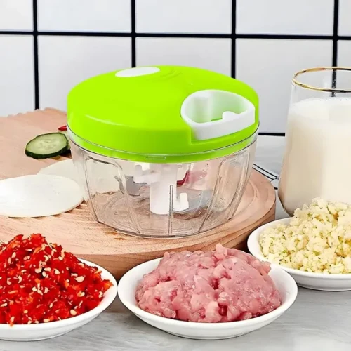 Manual Spin Chopper 300ml | Pull String Vegetable Chopper - Image 5