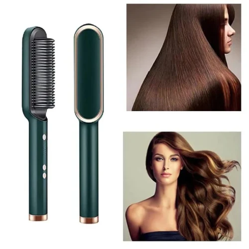 909 Hair Straightener Brush | Electric Comb Straightener - Image 5