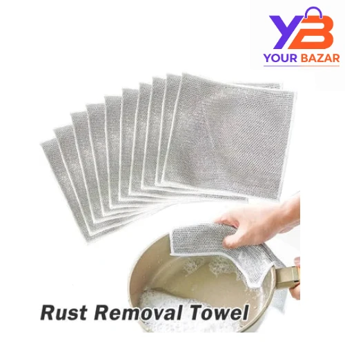 5 Pcs Steel Wire Multipurpose Dish Washing Rags
