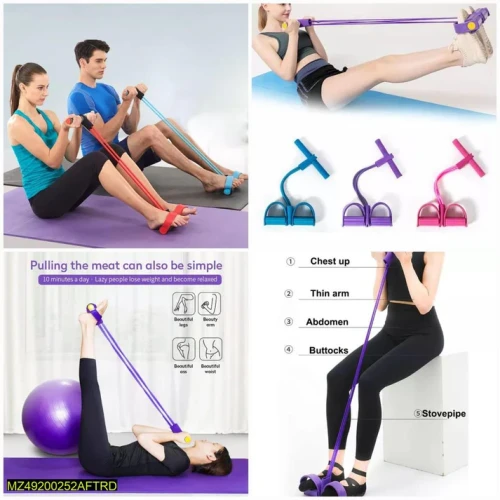 Foot Pedal Tummy Trimmer Resistance Band - Image 5