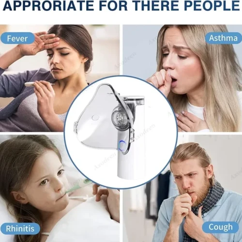 Portable Mesh Nebulizer | Rechargeable Silent Inhaler - Image 4