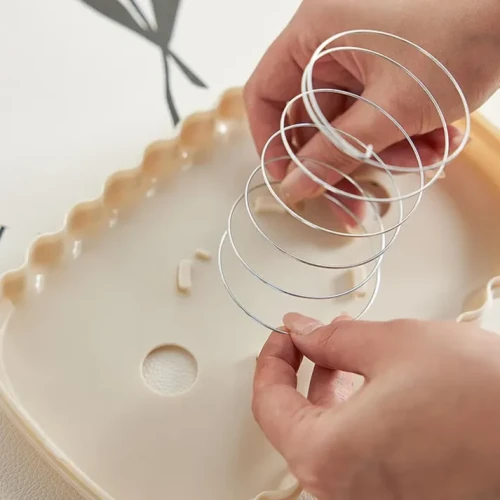 Shell Tissue Box | Decorative Plastic Tissue Holder - Image 2