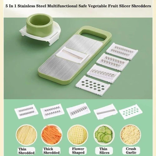 5 in 1 Vegetable Cutter | Multi-Function Food Chopper & Slicer - Image 4