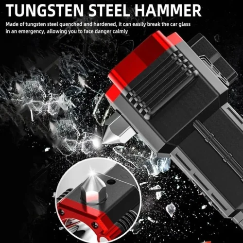 Rechargeable Flashlight Safety Hammer | Pakistan - Image 4