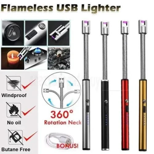 Rechargeable Electric Arc Lighter | Windproof USB Lighter - Image 4