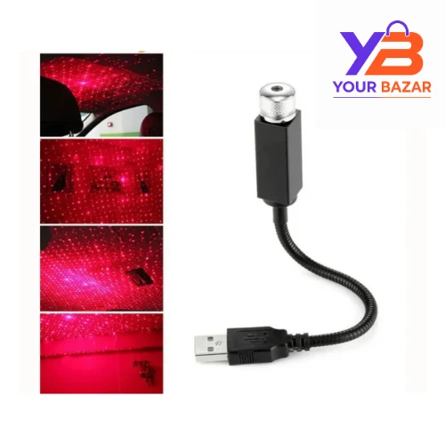 USB Car Roof Star Projector Light - LED Galaxy Night Light Pakistan - Image 5