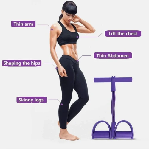 Foot Pedal Tummy Trimmer Resistance Band - Image 4