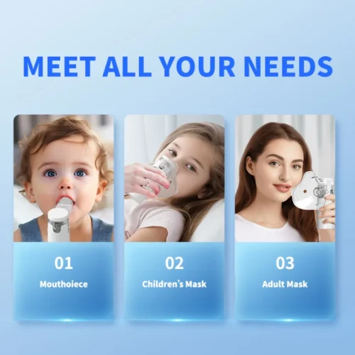 Portable Mesh Nebulizer | Rechargeable Silent Inhaler - Image 5