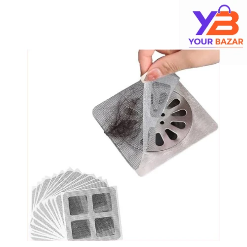 Anti-Clog Drain Net Filter Pack of 10