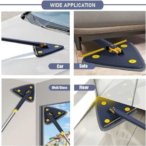 360 Rotating Triangle Mop Self-Wringing Floor Mop - Image 2