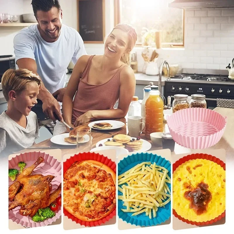 Reusable Air Fryer Silicone Liners (Pack of 2) - Image 2