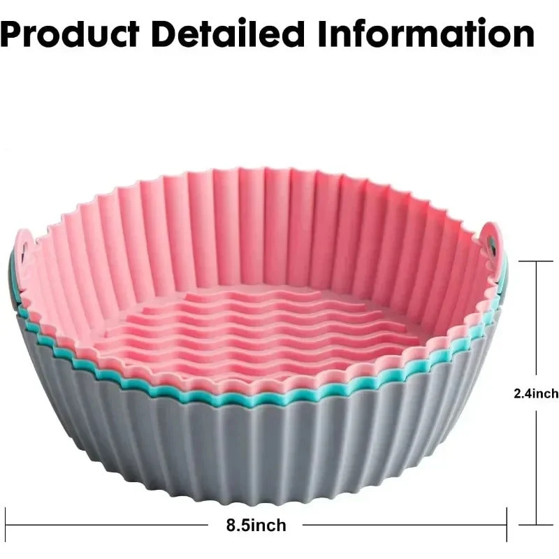 Reusable Air Fryer Silicone Liners (Pack of 2) - Image 5